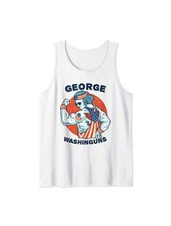 Freedom And Independence Gifts Co. Funny George Washinguns Workout Patriotic 4th of July Gift Tank Top