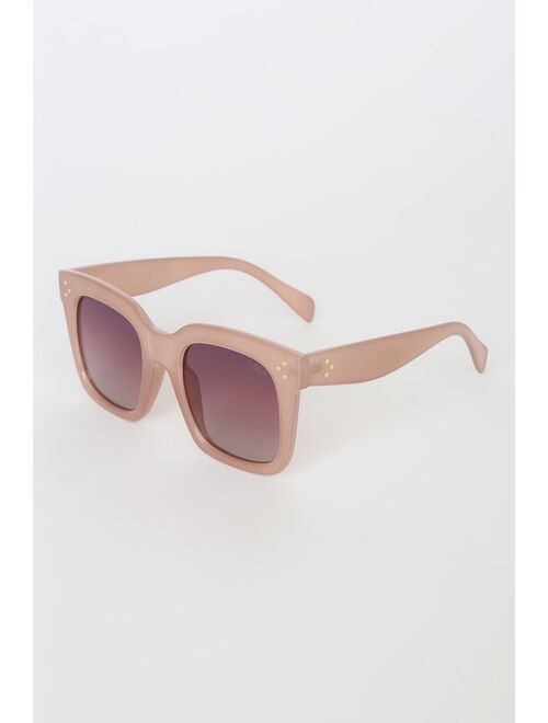 I-SEA Waverly Pink Oversized Sunglasses