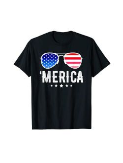 Kids Women Mens 4th July Tee Boy Family Julyed Usa Funny American Flag Men Kids Boys Patriotic Fourth T-Shirt
