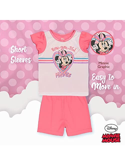 Disney Girls Little Minnie Mouse Pajama Set