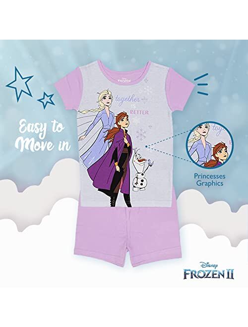 Disney Girls' Big Minnie Mouse “Frozen,” and Princess Pajama Sets