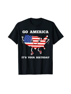 Mr Ben Patriotic Cute 4th Of July America Patriotic Funny T-Shirt