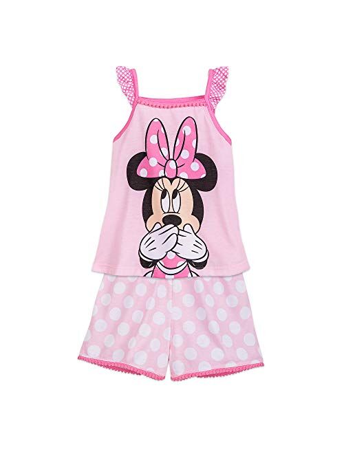 Disney Minnie Mouse Pink Short Sleep Set for Girls