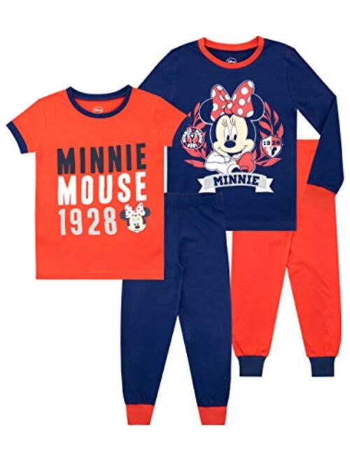 Disney Girls Pajamas Minnie Mouse Pack of 2