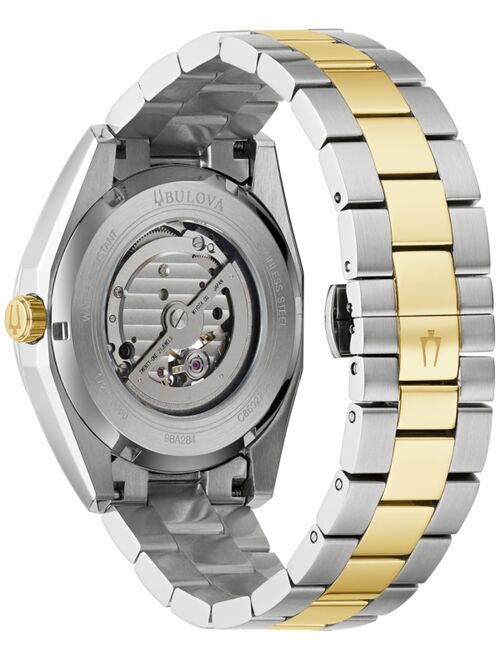 Bulova Men's Automatic Surveyor Gold-Tone Stainless Steel Bracelet Watch 42mm