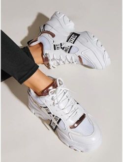 Lace-up Front Chunky Sole Trainers