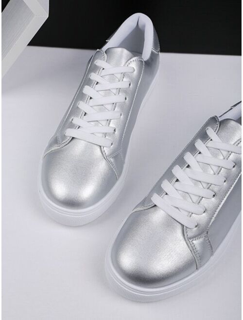 Shein Lace-up Front Skate Shoes