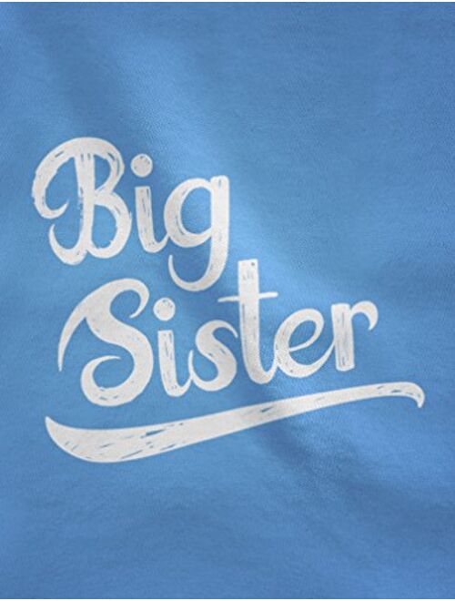 Tstars Big Sister Little Sister Matching Outfits Shirt Gifts Girls Newborn Baby Set