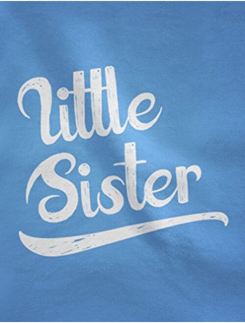 Tstars Big Sister Little Sister Matching Outfits Shirt Gifts Girls Newborn Baby Set