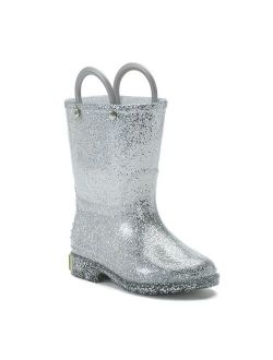 Glitter Toddler Girls' Waterproof Rain Boots