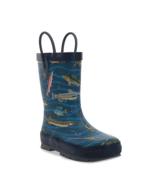 Western Chief Gone Fishin' Toddler Boys' Waterproof Rain Boots