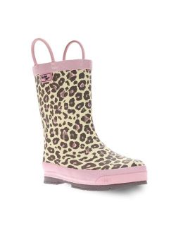 Sweet Cheetah Girls' Waterproof Rain Boots