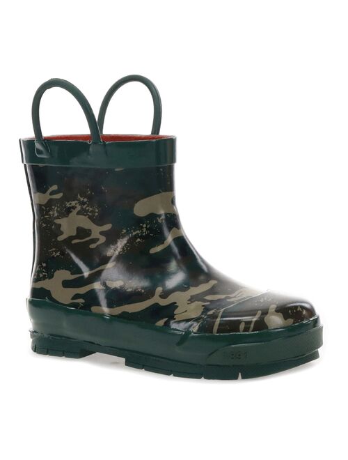 Western Chief Camo Shorty Boys' Waterproof Rain Boots