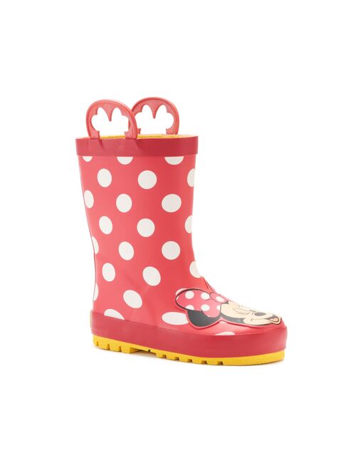 Western Chief Disney's Minnie Mouse Toddler Girls' Waterproof Rain Boots