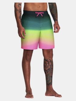 Men's UA Fractal Print Comfort Waist Swim Shorts