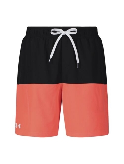 Big & Tall Men's Under Armour Harbour Heritage Colorblock 7-inch Volley Shorts