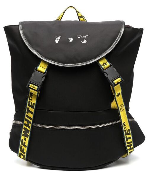 Off-White Industrial logo print backpack