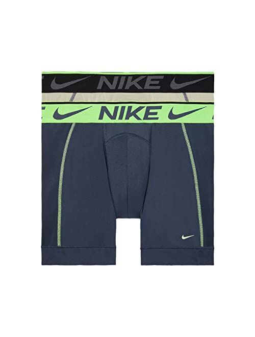Nike Men`s Dri-Fit Breathe Micro Boxer Briefs 2 Pack