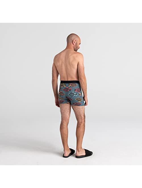 SAXX Underwear Co. SAXX Men's Underwear Quest Quick Dry Mesh Boxer Briefs with Built-in Pouch Support, Underwear for Men, Spring