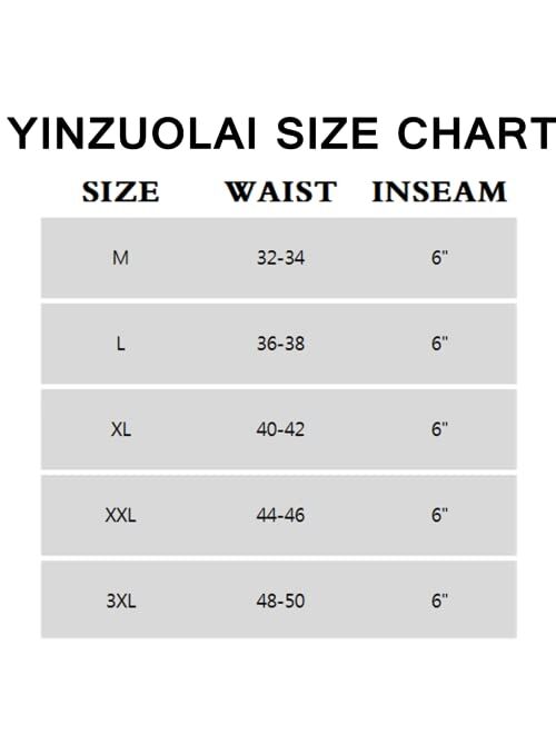 YINZUOLAI Support Pouch Boxer Briefs for Men Athletic Anti-Chafing Breathable Bamboo Comfortable Underwear Pack