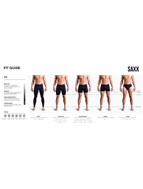 SAXX Underwear Co. SAXX Men's Underwear VIBE Boxer Briefs with Built-In BallPark Pouch Support Pack of 2,SMU
