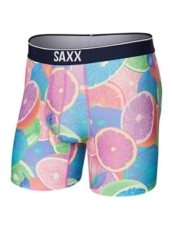Underwear Co. SAXX Men's Underwear VOLT Breathable Mesh Boxer Briefs with Built-In Pouch Support Workout Underwear for Men, Spring