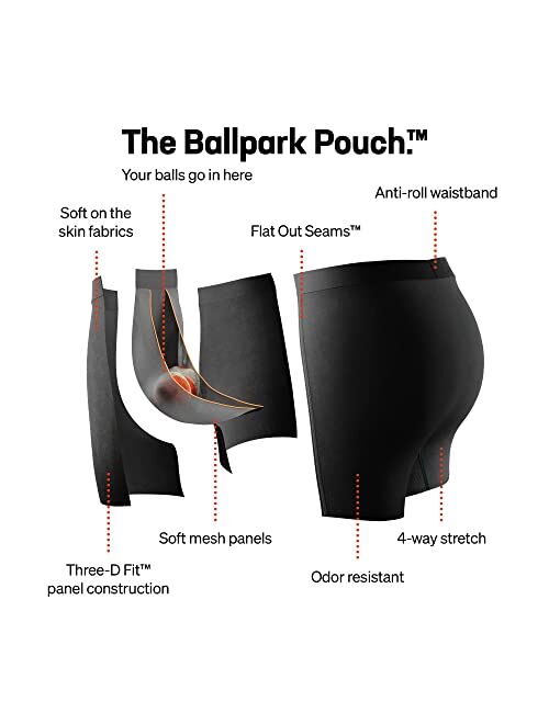 SAXX Underwear Co. SAXX Men's Underwear VOLT Breathable Mesh Boxer Briefs with Built-In Pouch Support Workout Underwear for Men, Spring