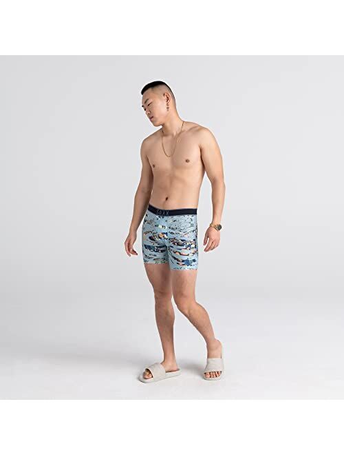 SAXX Underwear Co. SAXX DROPTEMP COOLING HYDRO Boxer Briefs Mens Aquatic Underwear - Swim Trunks, Board Shorts, Spring