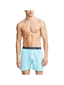 mens Classic Fit W/Wicking 3-pack Knit Boxers