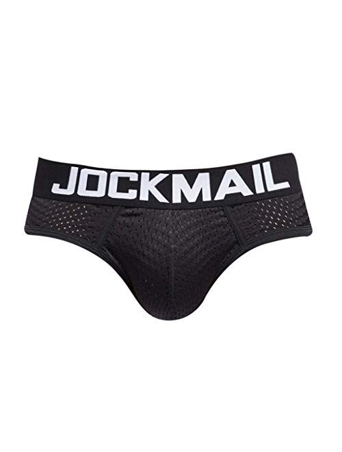 KKUY Breathable Fitness Briefs Sports Underpants Patchwork New Men's Underwear Mesh Men's underwear Mens Underwear