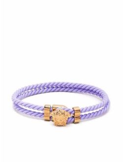 Purple Braided Medusa Bracelet
