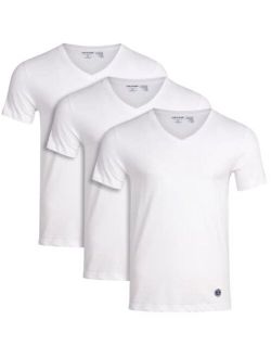Life is Good Men's Undershirts - Soft Breathable V-Neck T-Shirt (3 Pack)
