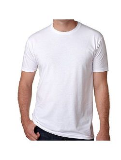 TZ Promise 3-Pack Crew Neck for Men's 100% Cotton Tagless White T-Shirt Undershirt Tee