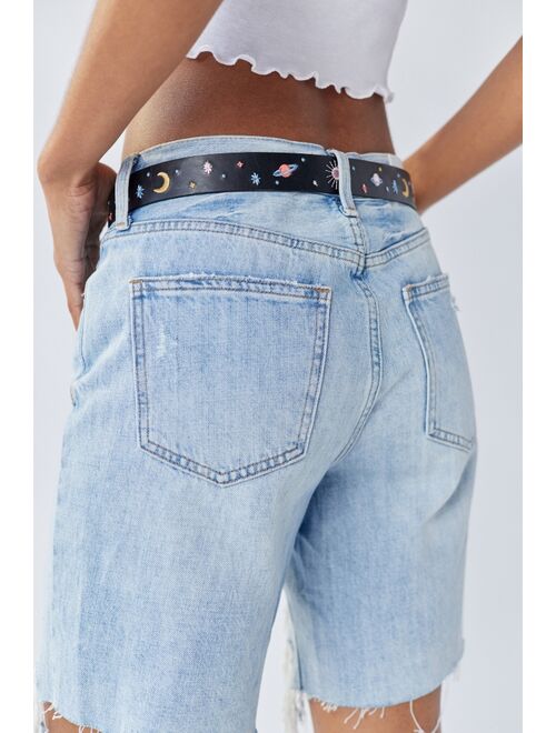 Urban outfitters Embroidered Leather Western Belt