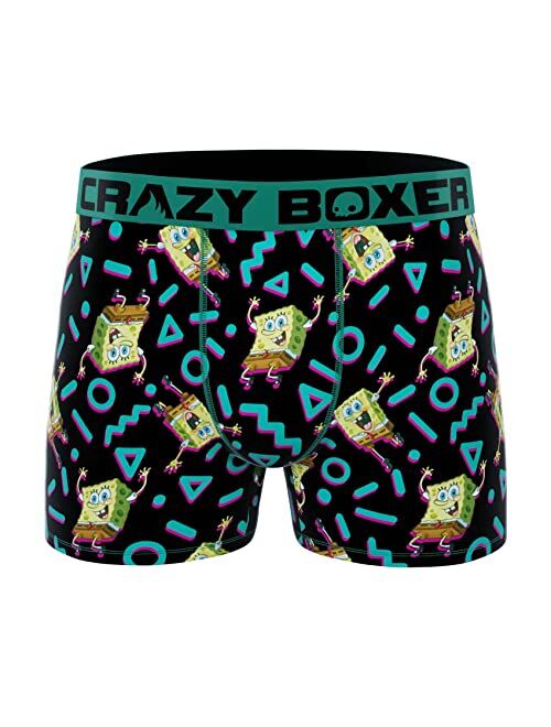 CRAZYBOXER Men's Boxer Briefs - SpongeBob SquarePants - SpongeBob