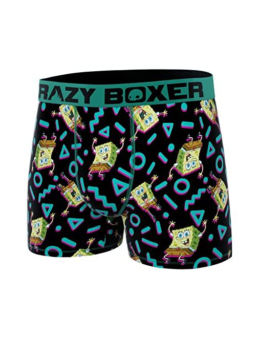 CRAZYBOXER Men's Boxer Briefs - SpongeBob SquarePants - SpongeBob