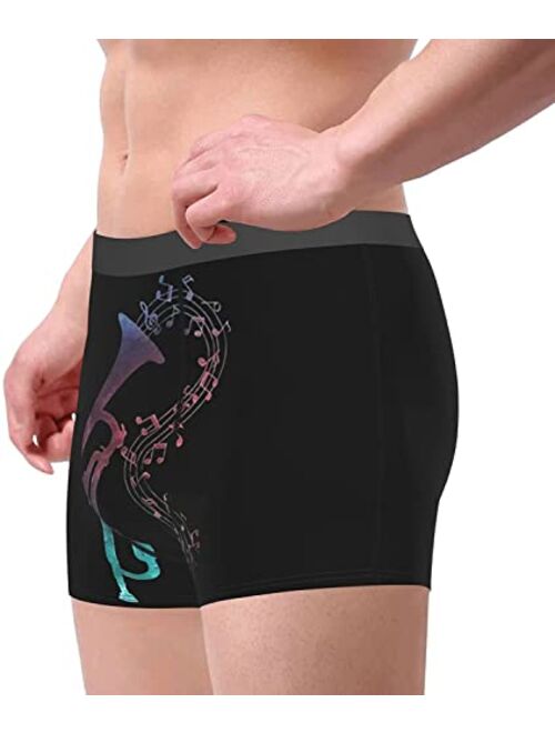 SHAMZBEST Mens Boxer Briefs Men's Underwear Soft Shorts Comfortable Breathable Printed
