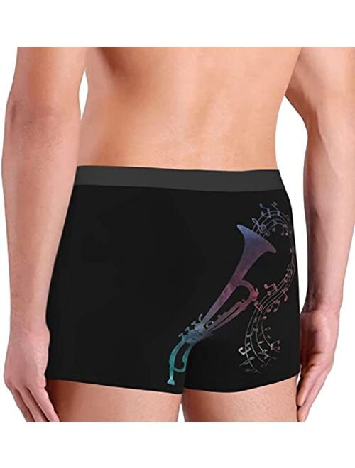 SHAMZBEST Mens Boxer Briefs Men's Underwear Soft Shorts Comfortable Breathable Printed