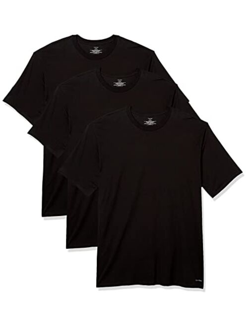 Calvin Klein Men's Cotton Classics Big & Tall 3-Pack Short Sleeve Undershirt