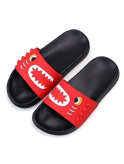 Wysbaoshu Girls Boys Fruit Slippers Summer Slides Sandals Kids Shower Slippers for Beach Pool Water Shoes