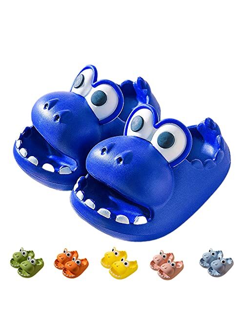 Joyear Children's Dinosaur Slippers with Children's Summer Sandals, Beach Swimming Pool Non-slip Water Shoes, Indoor and Outdoor Cute Big Mouth Light Slippers Boys and Gi
