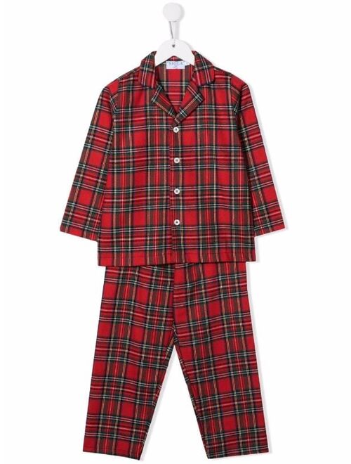 Siola plaid-check pajam set