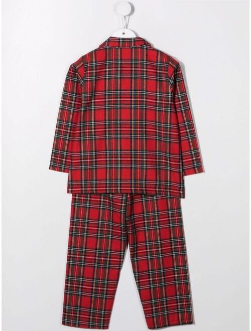 Siola plaid-check pajam set