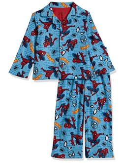 Boys' Spiderman Button Front Pajama Set