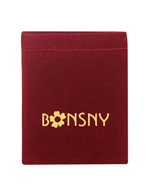 Bonsny Enamel Metal Rhinestone Floral Unicorn Keychains Key Car Purse Bags Charms Party Favors