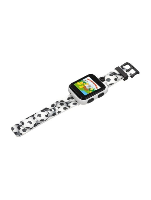 Playzoom Kid's 2 Soccer Print Tpu Strap Smart Watch 41mm