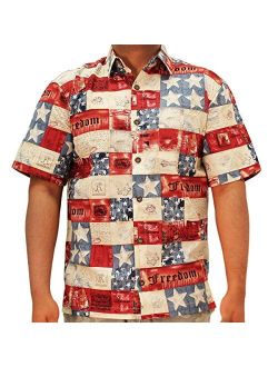 American Summer Patriotic Hawaiian Shirt