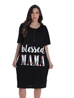 Just Love Short Sleeve Nightgown Sleep Dress for Women Sleepwear