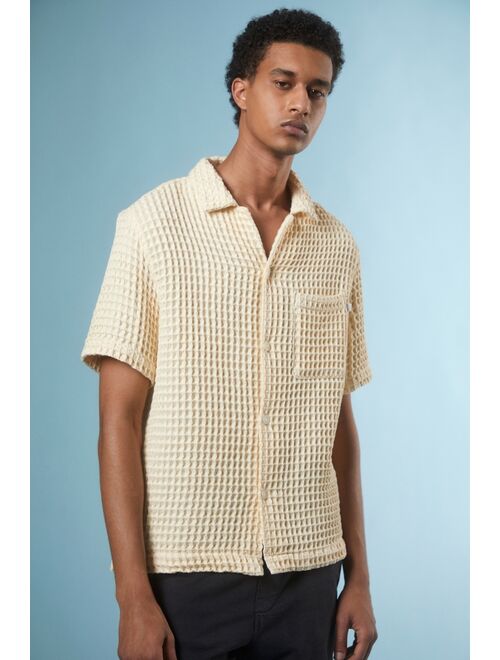 Urban outfitters Standard Cloth Waffle Texture Shirt