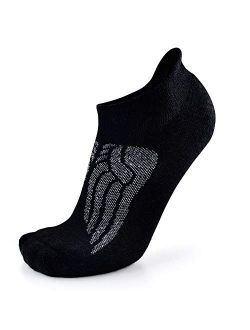 Busy Socks Merino Wool Compression Support Ankle Running Hiking Socks for Men Women, Soft Thick Cushion Tab Socks 3/6 Pairs